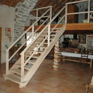 Escalier droit