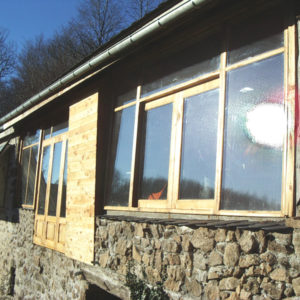 Façade vitrée