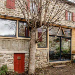 Véranda bois et aluminium (2)